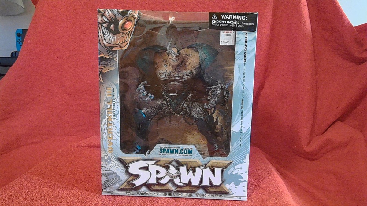 SPAWN CS20.DELUXE BOX“OVERTKILL III” McFarlane Toys Spawn OverKill III Deluxe Box Figure Pack