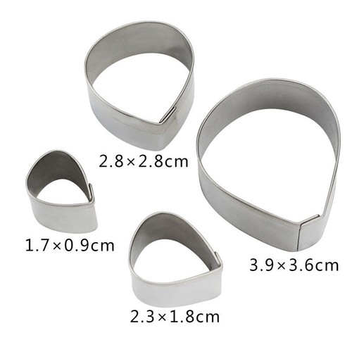 6 Pattern Fondant Flower Stainless Cutters Set Buttercup,Hydrangea Craft Tool - Picture 16 of 22