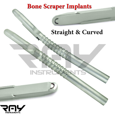 Harvestor Collector With Blade Dental Bone Scraper Hand Held Curved ...