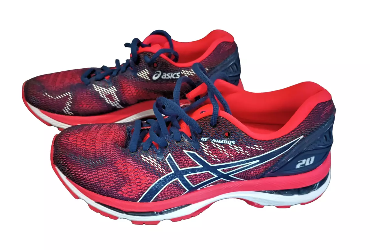 Gemidos Novia distorsión ASICS Performance Gel-Nimbus 20 Womens Running Shoes Training Hot Pink/Navy  Blue | eBay