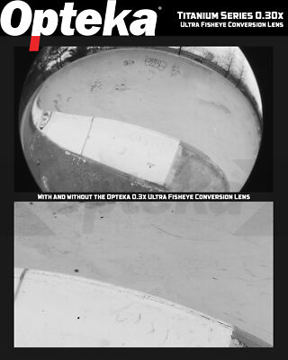 Opteka Titanium Series 0.3X HDフィッシュアイレンズ Opteka Titanium Series 0.3x HD Fisheye Lens for 67mm Video Camera