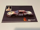 Vintage 1991 Jeff Burton NASCAR Postcard / Handout — photo 1
