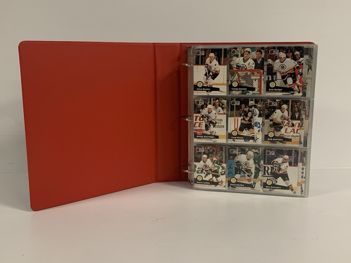 1991-92 Pro Set Hockey Card Album Complete Set - 694 Total Cards