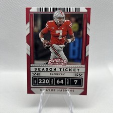 2020 Panini Contenders Draft Picks #38 Dwayne Haskins