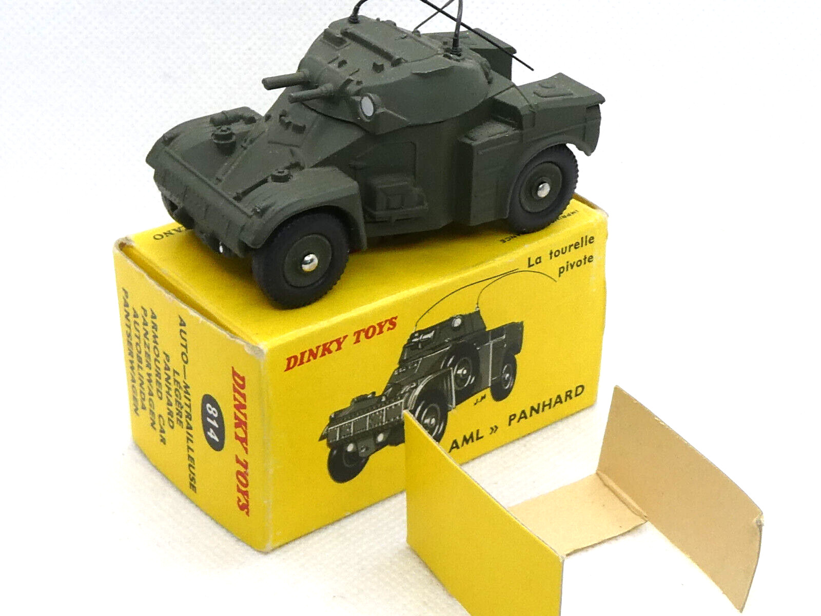Dinky France 814, AML Panhard Armoured Car - Free Price Guide & Review