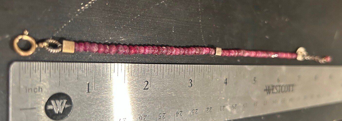 Ruby Strand Bracelet - image 4