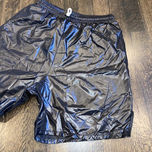 NOS Vtg Black Athletic Shorts YALE 