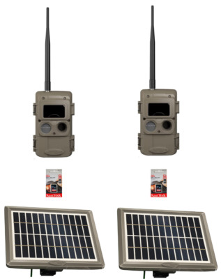 Cuddeback Cuddelink 2 L Series Long Range IR Cameras Solar Power Banks SD Cards