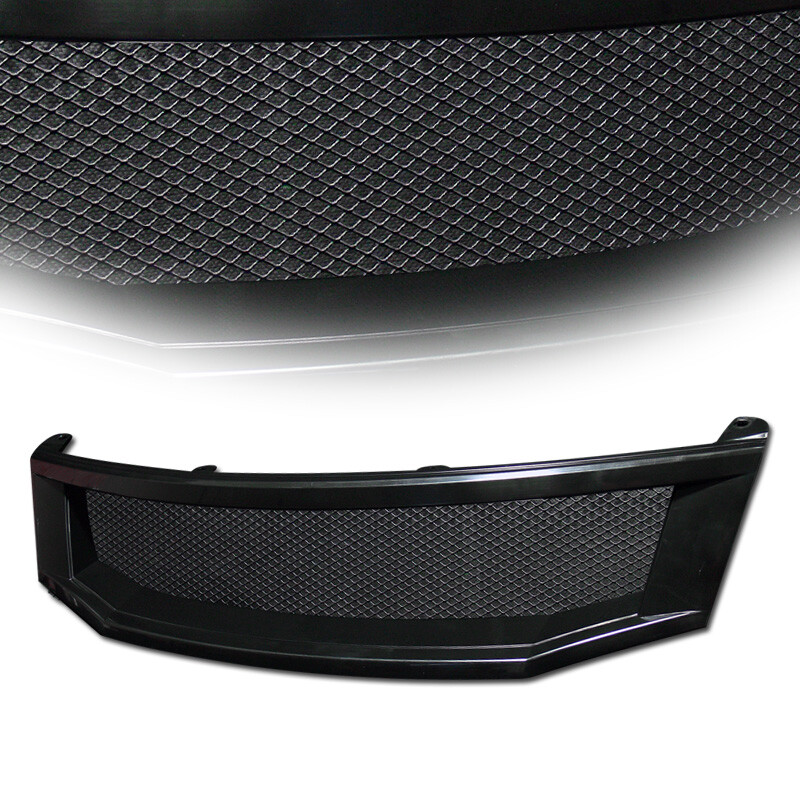 For 08-10 Accord Sedan Black Aluminum Metal Mesh Front Hood Bumper Grille Guard