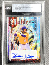 2023 Leaf Metal SILVER REFRACTOR PROSPECT ROOKIE AUTO Tommy White 1/1, ERROR !!