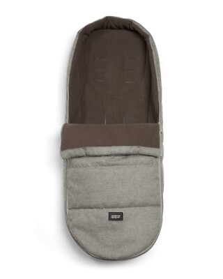 Mamas und Papas GRAU MELANGE Universal Kinderwagen Cold Weather PLUS Fußsack Cosytoes