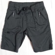 Boys Dark Gray Bermuda Shorts Size 8 Medium Adjustable Waist Polyester