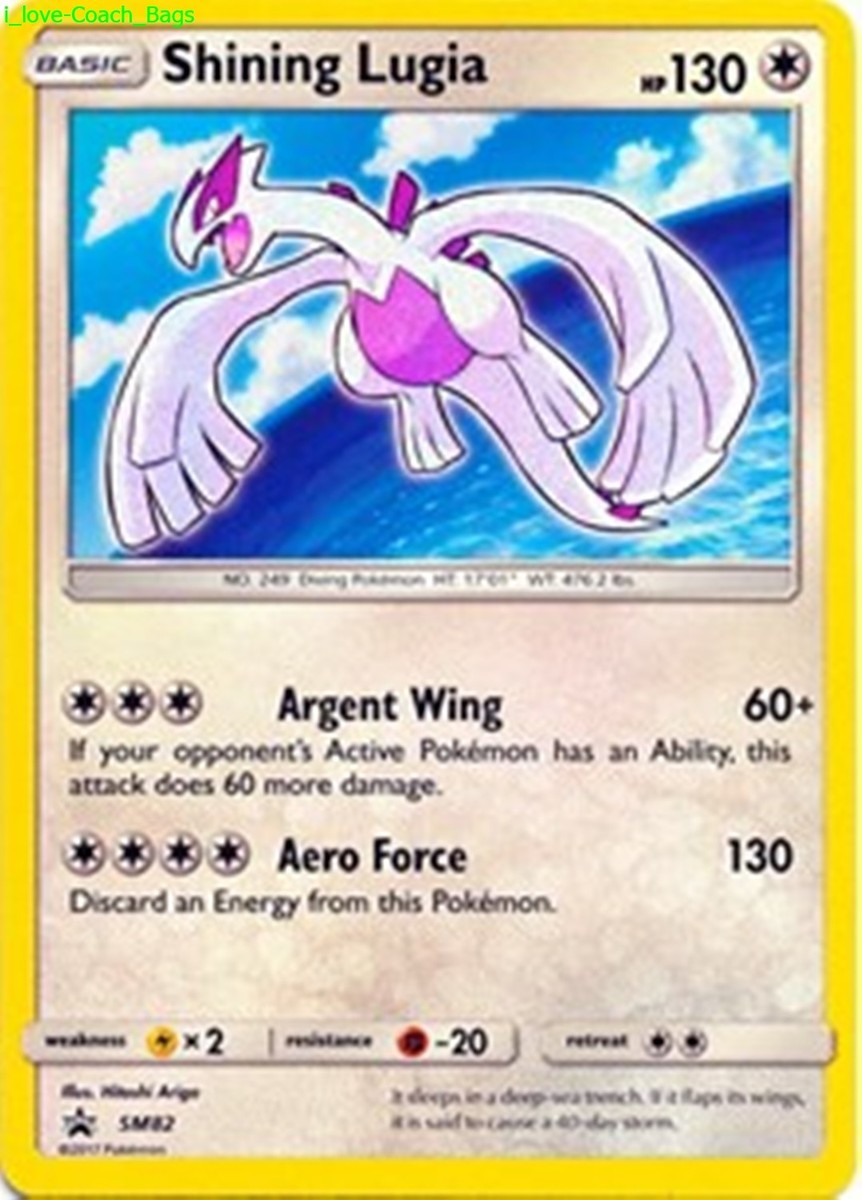 Shining Lugia - SM82 Shiny Holo Rare Near Mint SM PROMO Pokemon | eBay