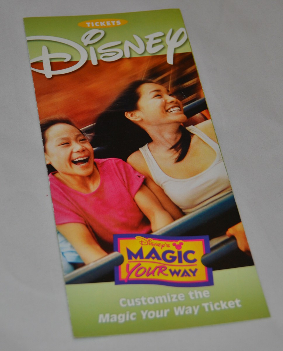 Walt Disney World 2009 Ticket Pamphlet (Magic Your Way