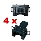 Fuel Injection Connectors - BOSCH EV1 LOW (4 x FEMALE) Injector plug auto tuning