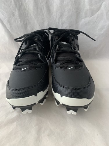 Nike Women's 10.5 Hyper-diamond Strike MCS Softball Cleats Black & White   T23-1 - Picture 6 of 6