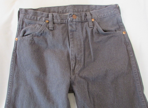 Men's "Wrangler" Size 31x34 (W30x33) Grey, Cowboy Cut, 13MWZCG, Straight, Jeans - Picture 2 of 9