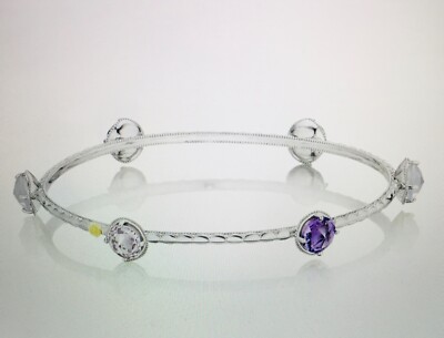 Tacori Armreif Armband mit Amethyst, Rosenamethyst & Chalzedon Edelsteinen