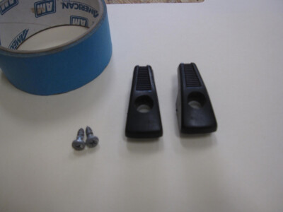 CAMARO NOVA BLACK COAT HANGER HOOKS WITH SCREWS