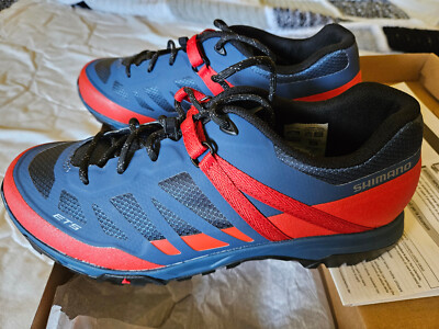 Shimano Fahrradschuhe SH-ET500 BLUE RED Größe 40