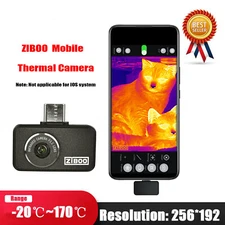 ZIBOO ZP2 Mobile Phone Thermal Infrared Thermal Imager Camera Thermometer ✦KD