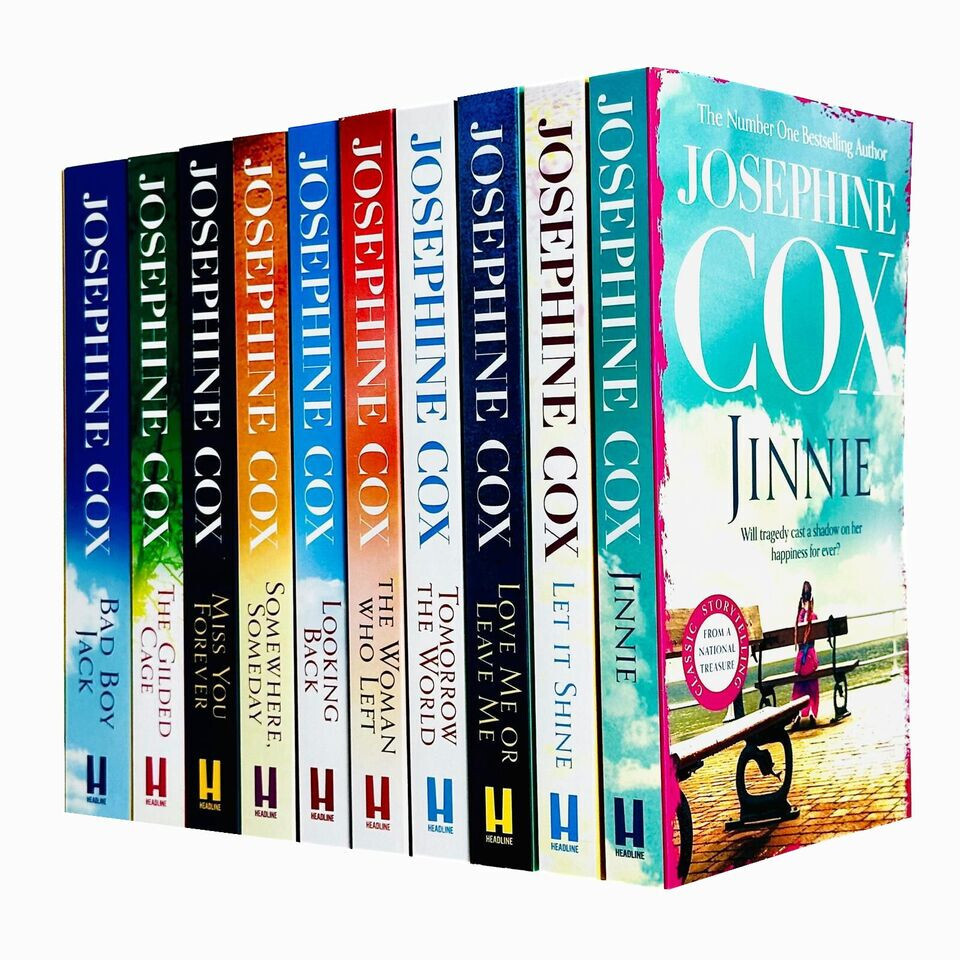 Josephine Cox Collection 10 Books Set Jinnie, Let It Shine, Love Me or Leave Me