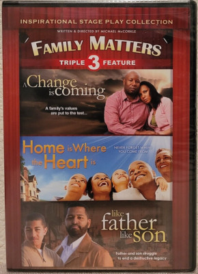 Family Matters Triple Feature 3 Movie DVD Set, 2014 - Brand New, Sealed!