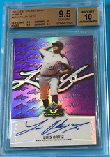 BGS 9.5/10 2014 Leaf Metal PURPLE REFRACTOR AUTO - LUIS ORTIZ (RC) Serial # 3/25