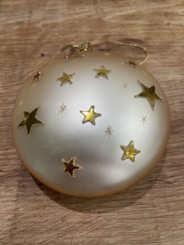 "Adorno de belén de vidrio pintado a mano de 4,5"" nace un niño Navidad bebé Jesús" - Imagen 4 de 4