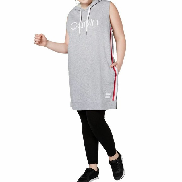 calvin klein performance hoodie dress