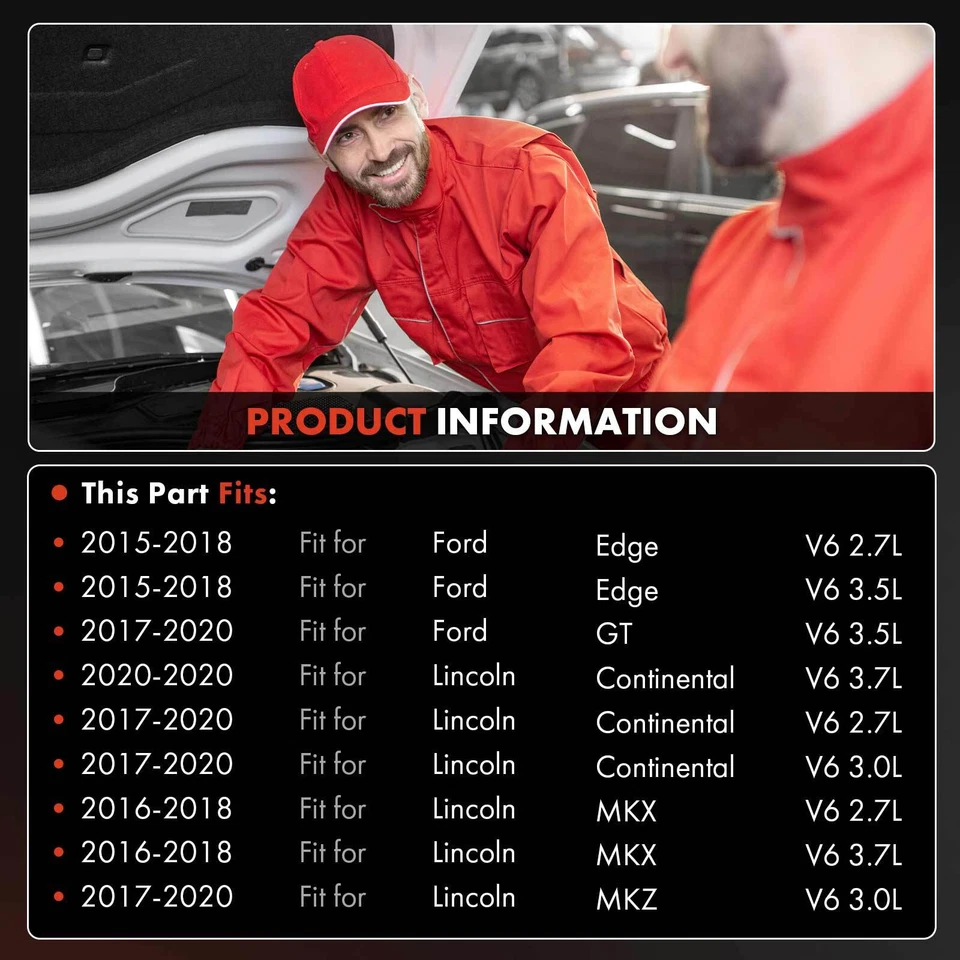 Compresor de aire acondicionado con embrague para Ford Edge 2015-2018 Lincoln MKZ 2017-2020 MKX Foto 2 de 4