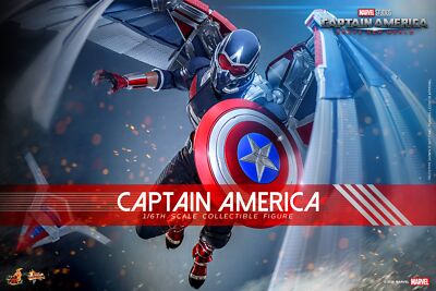 Ready! New Hot Toys MMS779 Brave New World Captain America 1/6