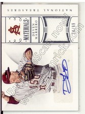 deven marrero rookie rc draft auto jersey patch arizona state asu college #/99