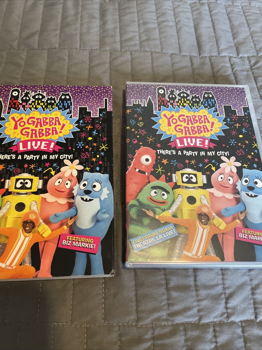 Yo Gabba Gabba: Live - Theres a Party in My City (DVD, 2012) for