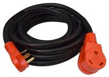 25 foot 30 amp RV Extension Cord Power Supply Cable for Trailer Motorhome Camper