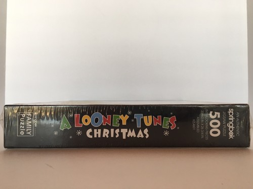 Springbok Puzzle A Looney Tunes Christmas 500 Piece XZL4601 1990s - Picture 3 of 6