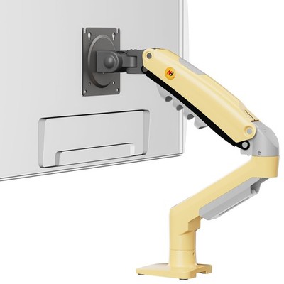 Monitor Mount, F80 Series, Lava Yellow, 17-30, 198lbs, Tilt, Swivel, Desk