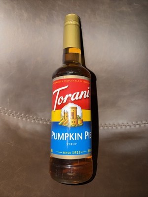 Torani Pumpkin Pie Syrup Limited Edition 25.4FL OZ New Sealed Bottle Ships Fast