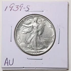 1939-S 50C Walking Liberty Half Dollar in AU Condition #7084