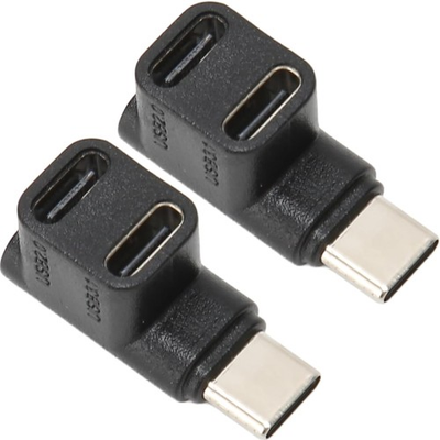 #ad 2pcs Type C Adapter for Switch SteamDeck 90 Degree 10Gbps 100W $25.17