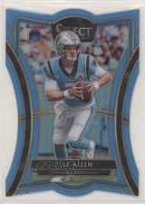 2019 Panini Select Premier Level Die-Cut Light Blue Prizm 57/99 Kyle Allen 0p9s
