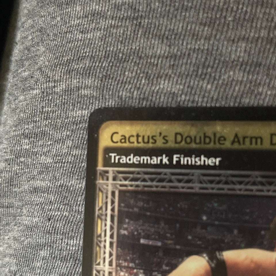 WWE WWF Raw Deal CCG - Cactus's Double Arm DDT - Ultra Rare Survivor Series 1 - Image 3 of 4