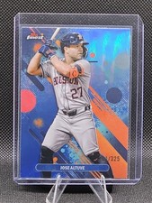 2025 Topps Finest Jose Altuve  Blue Refractor /325 #70 Color Match blue/orange