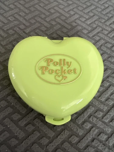 Vintage 1989 Bluebird Polly Pocket Polly's Pony Club Compact Heart