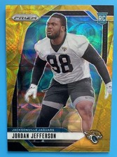 2024 Panini Prizm #358 Jordan Jefferson RC Rookie Gold Choice /10 Jaguars