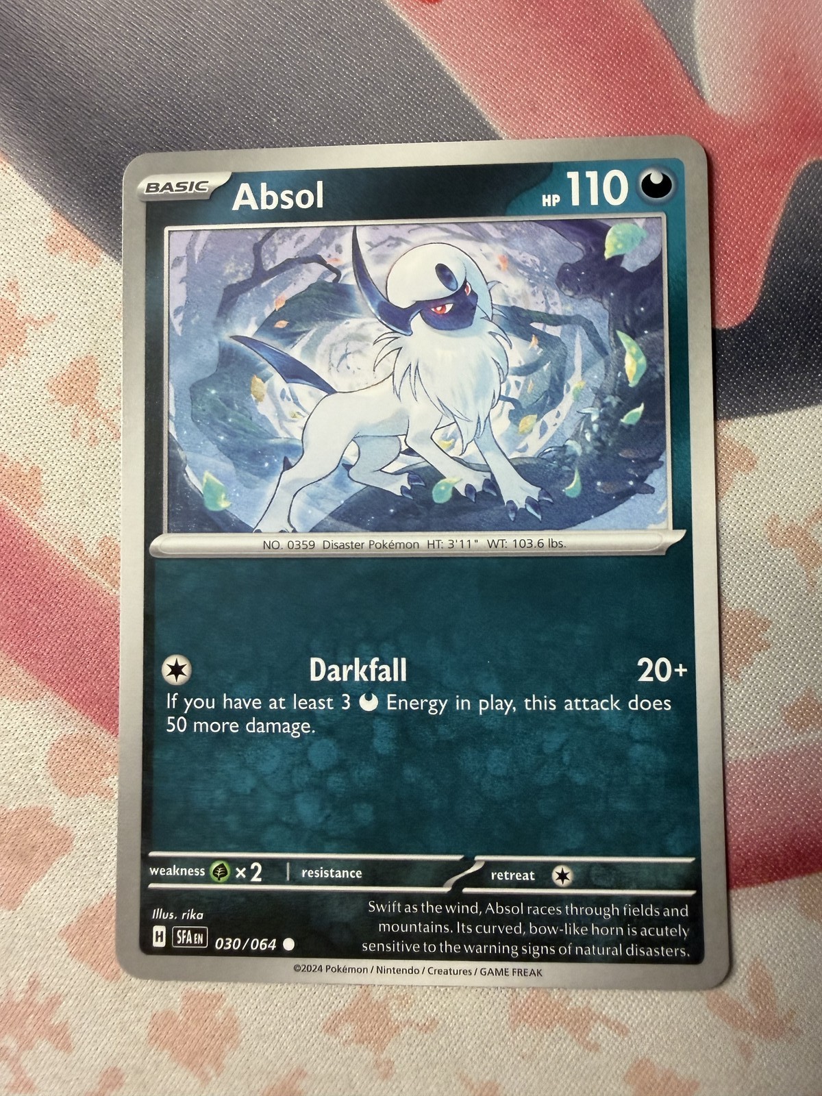 Absol Common SV: Shrouded Fable 030/064 NM English