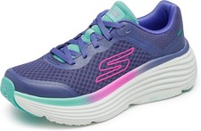 Skechers Shoes Women Purple Max Cushioning Running Comfort Sport Casual 129470