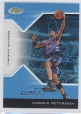 2004-05 Topps Finest Blue Refractor 19/50 Morris Peterson #62 0f8