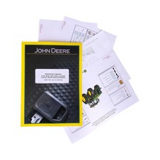 John Deere 8520 Tractor Operators Test Repair Parts Catalog 4 Manuals