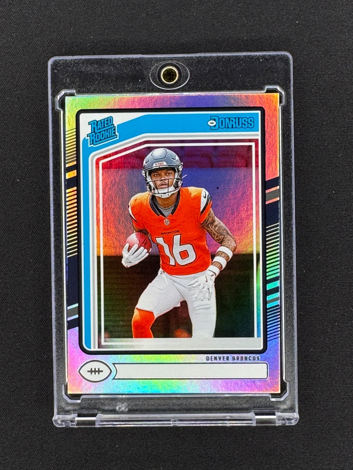 2024 Panini Donruss Rated Rookie Troy Franklin #338 No Name Foil SSP FREE SHIP!